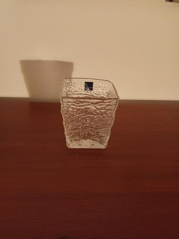 Leonardo Vaas smeltend glas effect...., Antiek en Kunst, Curiosa en Brocante, Ophalen of Verzenden