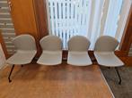 Wachtkamer stoelen 2 sets, Huis en Inrichting, Ophalen of Verzenden, Zo goed als nieuw, Vier, Grijs