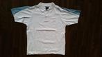Nike Dri Fit poloshirt wit met blauw M/140-152, Sport- of Zwemkleding, Ophalen of Verzenden, Zo goed als nieuw, Nike