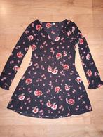 Mooie fleurige bloemetjes jurk mt 42, Divided, Zwart, Maat 42/44 (L), Nieuw