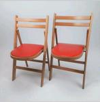 2 Retro klapstoelen stoel, Huis en Inrichting, Stoelen, Ophalen, Gebruikt, Twee, Retro