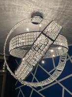 Groot XXL plafond lamp draaibaar en vouwbaar incl. lampjes, Ophalen of Verzenden, Gebruikt, Glas, 50 tot 75 cm