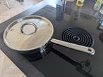 Hapjespan 26cm met Deksel - Sola, Huis en Inrichting, Keuken | Potten en Pannen, Ophalen, Gebruikt, Rvs, Keramische plaat