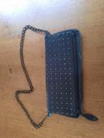 Donkergroene leren tas - uitklapbaar!, Ophalen of Verzenden, Nieuw, Groen, Schoudertasje