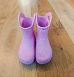 Roze Crocs Regenlaarzen C8 (24/25), Gebruikt, Crocs, Meisje, Laarsjes