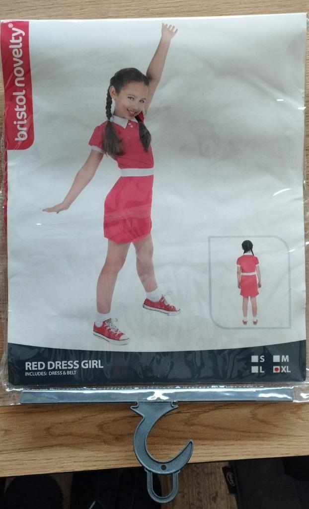 Rood meidenjurkje maat XL, Kinderen en Baby's, Kinderkleding | Maat 140, Nieuw, Meisje, Jurk of Rok, Ophalen of Verzenden