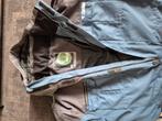 Rehall wintersportjas, blauw/grijs met groene details,, Ophalen of Verzenden, Zo goed als nieuw, Blauw