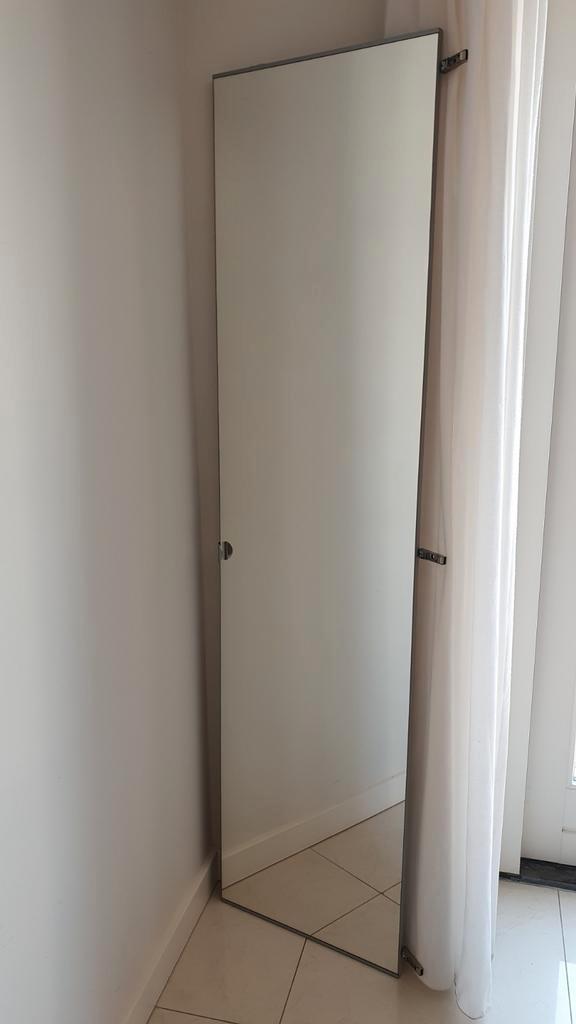 Ikea Pax AHEIM Spiegeldeur 195x50, Huis en Inrichting, Woonaccessoires | Spiegels, Zo goed als nieuw, 50 tot 75 cm, 150 tot 200 cm