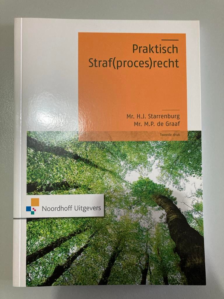 Praktisch Straf(proces)recht - Starrenburg & de Graaf, Ophalen of Verzenden, Alpha, Zo goed als nieuw, HBO