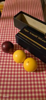 Super Aramith DeLuxe Biljartballen, Ophalen of Verzenden, Gebruikt, Keu of Ballen