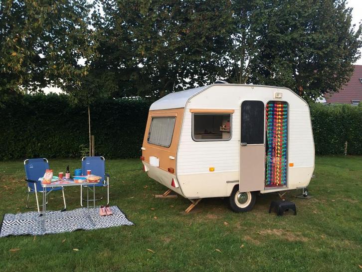 Caravan Sprite Ariel, Caravans en Kamperen, Caravans, Particulier, tot en met 3, 500 - 750 kg, Treinzit, Sprite, Omvormbare zithoek