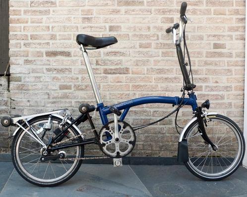 Brompton vouw fiets, Fietsen en Brommers, Fietsen | Vouwfietsen, Zo goed als nieuw, Heren, Brompton, 16 tot 18 inch, Totaal opvouwbaar