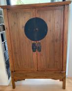 Chinese Kast met 2 Deuren en Lades. Afmeting: 116x65x170cm, Antiek en Kunst, Antiek | Meubels | Kasten, Ophalen