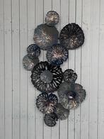 vintage wanddecoratie design brons messing 1990 bloemendeco, Ophalen, Gebruikt, Redesign vintage, Info@redesignvintage.nl