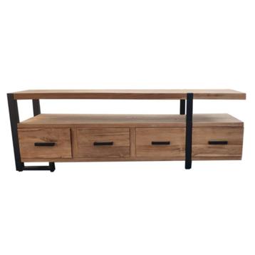 50% korting  Totale Erna Teak collectie : Tv meubel NU € 430