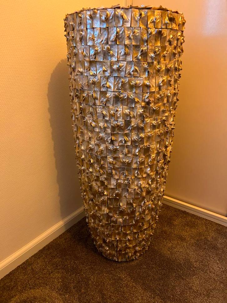 Erik Kuster Schelpen Vazen, Huis en Inrichting, Woonaccessoires | Vazen, Zo goed als nieuw, Overige kleuren, 75 cm of meer, Overige materialen