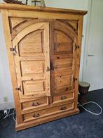 massief mexicaans grenen kast, Ophalen, Gebruikt, 100 tot 150 cm, Met deur(en)