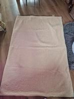 Merino wollen deken / plaid 140x200, Crème, 100 tot 150 cm, Ophalen of Verzenden, 150 tot 200 cm