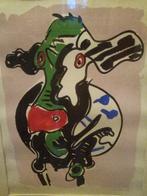 Zeefdruk koe Rose/ Cow painting, Ophalen of Verzenden