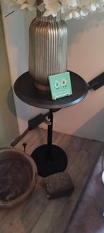 Riviera maison bijzettafel, Huis en Inrichting, Tafels | Bijzettafels, Minder dan 55 cm, Rond, Ophalen of Verzenden, Zo goed als nieuw