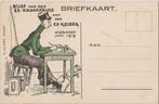 1919 wieringen ex kroonprins brief rijm briefkaart jan lutz, Ophalen of Verzenden, Voor 1920, Ongelopen, Politiek en Historie