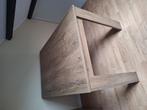 Vedde eettafel 80x120x76 wild eiken, Gebruikt, 100 tot 150 cm, 75 cm of meer, Rechthoekig