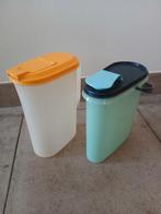 Tupperware schenkkan, ranjakan, melkkan, waterkan,drinkkan., Ophalen of Verzenden, Zo goed als nieuw, Groen, Beker of Kan