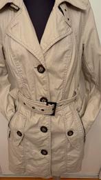 Trendy beige trenchcoat dames - maat 38, Ophalen of Verzenden, Zo goed als nieuw, Maat 38/40 (M), Beige