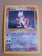 Mewtwo 10/102 Base set Unlimited, Hobby en Vrije tijd, Verzamelkaartspellen | Pokémon, Ophalen of Verzenden, Gebruikt, Losse kaart