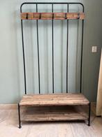 Kapstok Hout & Zwart - Stijlvol en Praktisch, Ophalen, Gebruikt, Staande kapstok, 150 tot 200 cm