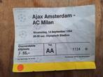 Ajax Amsterdam - AC Milan 14 september 1994., Verzamelen, Ophalen of Verzenden, Gebruikt, Ajax