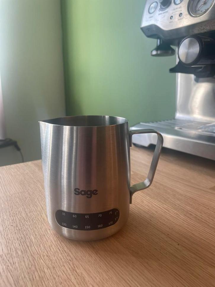 Sage temp control melkkan, Witgoed en Apparatuur, Melkopschuimers, Nieuw, Ophalen of Verzenden