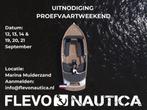 Uitnodiging Gratis Proefvaart Weekend, Watersport en Boten, Sloepen, Niet ingevuld, 6 meter of meer, Niet ingevuld, Nieuw