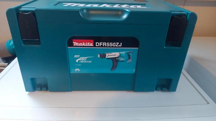 Makita DFR550ZJ Schroefmachine - Nette Staat! Z.g.a.n., Doe-het-zelf en Verbouw, Gereedschap | Boormachines, Zo goed als nieuw