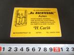 sticker asten h caris glazenwasserij de nachtegaal *, Ophalen, Zo goed als nieuw, Bedrijf of Vereniging