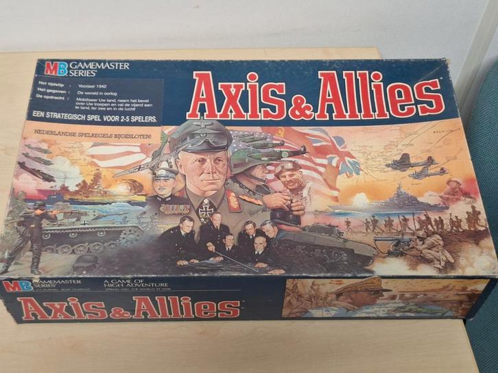 Axis & Allies Bordspel - Strategisch Oorlogsspel, Hobby en Vrije tijd, Gezelschapsspellen | Bordspellen, Gebruikt, Ophalen of Verzenden