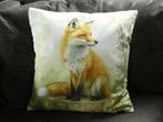 sierkussen vos, Ophalen of Verzenden, Nieuw, Overige kleuren, Vierkant