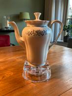 Theepot van Mosa met glazen warmhouder, Antiek en Kunst, Ophalen of Verzenden