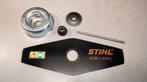 Grassnijblad en montageset voor Stihl bosmaaier, beide NIEUW, Ophalen of Verzenden, Nieuw, Benzine