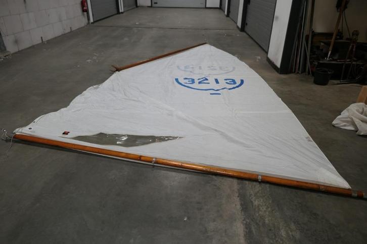 diverse zeilen en rondhouten, Watersport en Boten, Zeilen en Zeiltoebehoren, Gebruikt, Minder dan 15 m², Ophalen