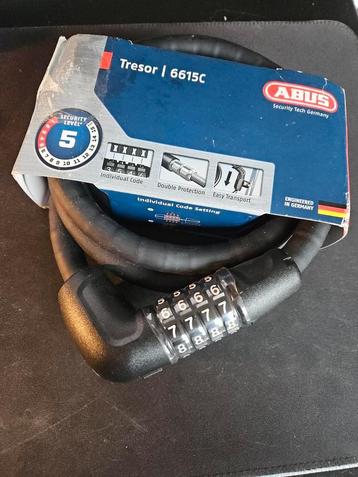 Abus Tresorflex 6615C Cijferslot 120 cm Zwart nieuw. beschikbaar voor biedingen