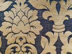 STOF VOOR DESIGN: Barok patroon meubelstof camel+zwart, Hobby en Vrije tijd, Stoffen en Lappen, Bruin, 120 cm of meer, Nieuw, Ophalen of Verzenden