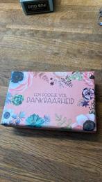 Een doosje vol dankbaarheid, Ophalen of Verzenden, Zo goed als nieuw