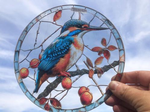 Raamhanger ijsvogel #1, Huis en Inrichting, Woonaccessoires | Wanddecoraties, Nieuw, Verzenden