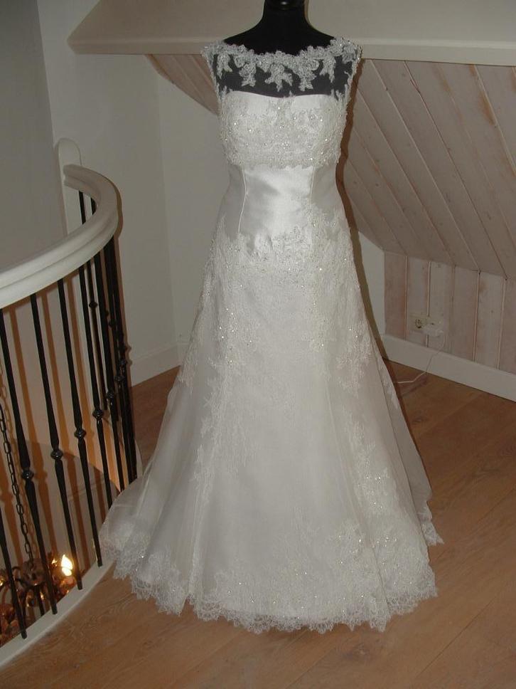 Nicole Milano collection Colet bruidsjurk trouwjurk 34/36, Kleding | Dames, Trouwkleding en Trouwaccessoires, Zo goed als nieuw