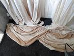 Suede gordijnen, Ophalen of Verzenden, Zo goed als nieuw, 200 cm of meer