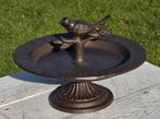 VOGELDRINKSCHAAL / DRINKSCHAAL / gietijzer / 14 cm hoog, Nieuw, Info@huisentuindecoratiemarie.nl, Huis en tuin decoratie marie