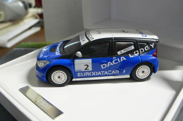 dacia lodgy-alain prost   1/43, Hobby en Vrije tijd, Modelauto's | 1:43, Nieuw, Auto, Overige merken, Verzenden