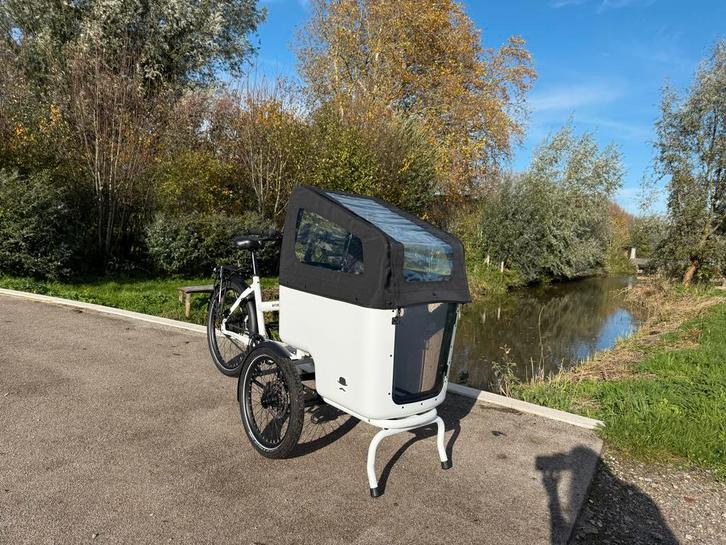 Butchers & Bicycles MK1-E - met nieuwe bak, deur en tent., Fietsen en Brommers, Fietsen | Bakfietsen, Zo goed als nieuw, Overige merken