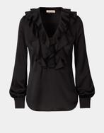 Ladress blouse Clemence kleur zwart, Verzenden, Zwart, Maat 42/44 (L), Zo goed als nieuw